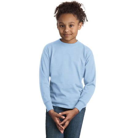 Hanes ®  - Youth Tagless ®  100% Cotton Long Sleeve T-Shirt. 5546
