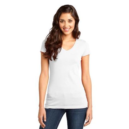District ®  - Juniors Very Important Tee ®  V-Neck. DT6501