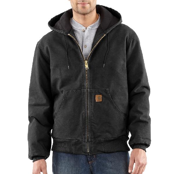 J130 - MEN'S SANDSTONE ACTIVE JAC/QUILTED FLANNEL LINED