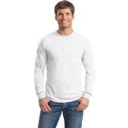   Gildan - Heavy Cotton 100% Cotton Long Sleeve T-Shirt.  5400