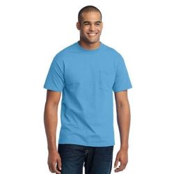 Port & Company ®  - 50/50 Cotton/Poly T-Shirt with Pocket. PC55P